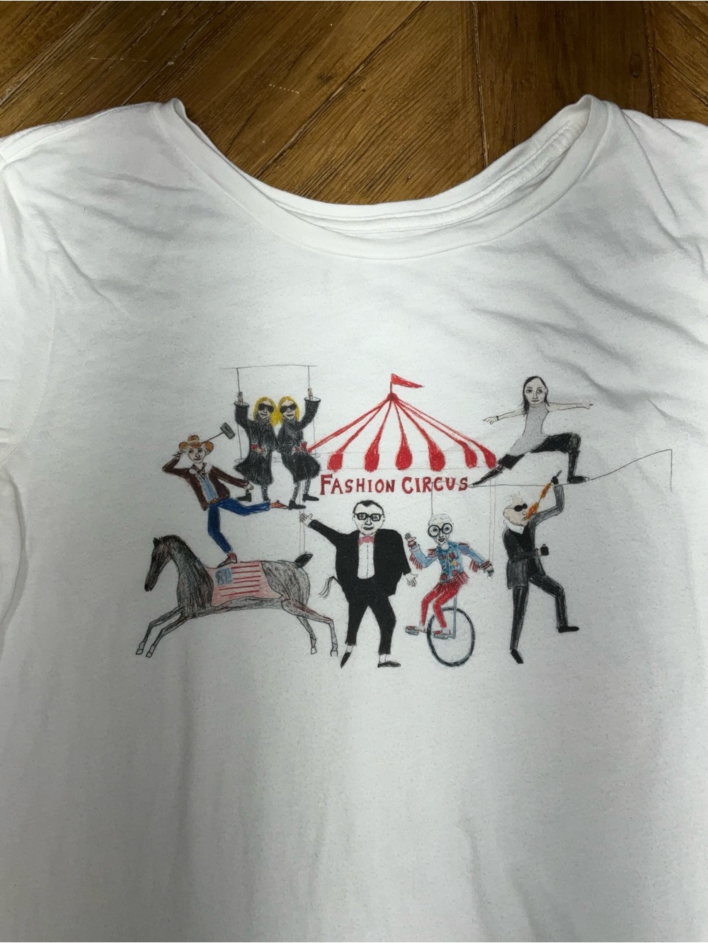 Unfortunate Portrait "Fashion Circus" Graphic Tee - Size Large